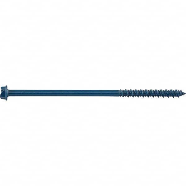 DeWALT Anchors & Fasteners - 1/4" Diam, 6 Length Under Head, Hex Drive Concrete Screw & Masonry Fastener - USA Tool & Supply
