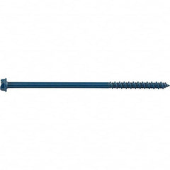 DeWALT Anchors & Fasteners - 1/4" Diam, 5 Length Under Head, Hex Drive Concrete Screw & Masonry Fastener - USA Tool & Supply