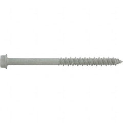 DeWALT Anchors & Fasteners - 1/4" Diam, 6 Length Under Head, Hex Drive Concrete Screw & Masonry Fastener - USA Tool & Supply