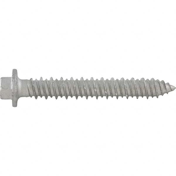 DeWALT Anchors & Fasteners - 5/16" Diam, 3-3/4 Length Under Head, Hex Drive Concrete Screw & Masonry Fastener - USA Tool & Supply