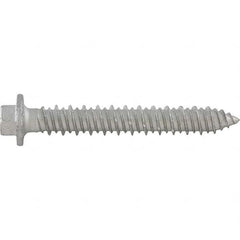 DeWALT Anchors & Fasteners - 5/16" Diam, 3-3/4 Length Under Head, Hex Drive Concrete Screw & Masonry Fastener - USA Tool & Supply