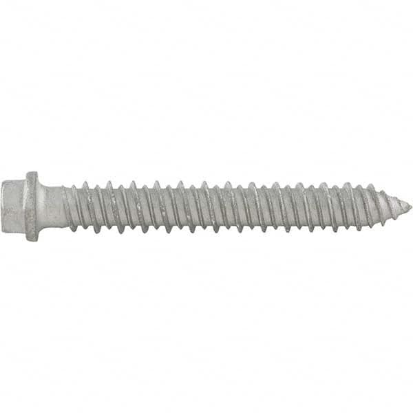 DeWALT Anchors & Fasteners - 5/16" Diam, 3-3/4 Length Under Head, Hex Drive Concrete Screw & Masonry Fastener - USA Tool & Supply