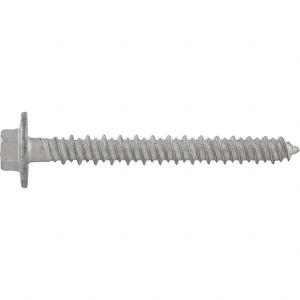 DeWALT Anchors & Fasteners - 1/4" Diam, 2-1/4 Length Under Head, Hex Drive Concrete Screw & Masonry Fastener - USA Tool & Supply