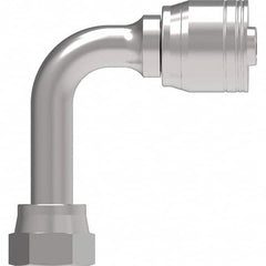 Eaton - Hydraulic Hose Fittings & Couplings Type: Female ORS Swivel Long Drop 90 Elbow Hose Diameter: 1 (Inch) - USA Tool & Supply