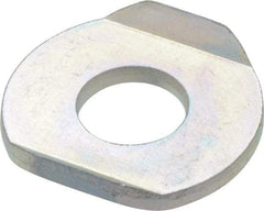 De-Sta-Co - Zinc Plated, Carbon Steel, Flanged Washer for 3/8" Diam Clamp Spindle - 3/8-16 Thread, 0.41" Hole Diam, 1" Overall Diam, 3/4" Between Flanges - USA Tool & Supply