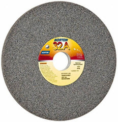 Norton - 8" Diam x 1-1/4" Hole x 1/2" Thick, H Hardness, 60 Grit Surface Grinding Wheel - Aluminum Oxide, Type 1, Medium Grade, 3,600 Max RPM, Vitrified Bond, No Recess - USA Tool & Supply