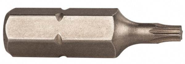 Wiha - 1/4" Drive T8 Torx Screwdriver Bit - 1" OAL, Power Bit - USA Tool & Supply