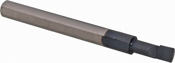 Scientific Cutting Tools - 0.155" Min Bore Diam, 3/8" Max Bore Depth, 3/16 Shank Diam, Radial Relief Boring Bar - USA Tool & Supply