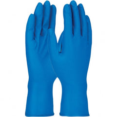 Disposable Gloves: Size 3X-Large, 8 mil, Nitrile Blue, 12″ Length, FDA Approved