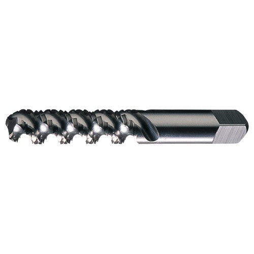 ‎1/2-20 UNF 3 Flute H3 HSS High Helix Bottoming Chamfer General Purpose High-Spiral Tap- Bright - Exact Industrial Supply