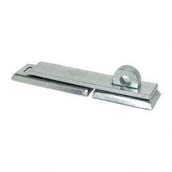 American Lock - 1-5/8" Long x 7-1/4" Wide, Straight Hasp - Hardened Steel - USA Tool & Supply