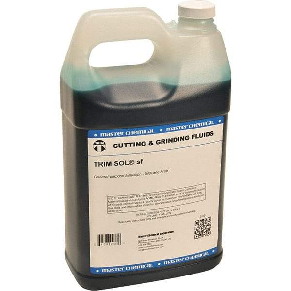 Master Fluid Solutions - 1 Gal Jug Cutting & Grinding Fluid - Liquid - USA Tool & Supply