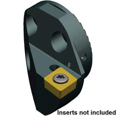 Kennametal - Left Hand Cut, 50mm Min Bore Diam, Size 40 Steel Modular Boring Cutting Unit Head - 50mm Max Bore Depth, Compatible with CCMT 1204.. - USA Tool & Supply