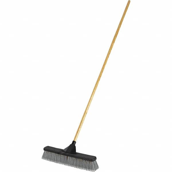 Rubbermaid - 18" Combo Duty Polyethylene Push Broom - USA Tool & Supply