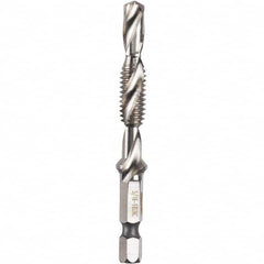 Combination Drill & Taps; Thread Size (mm): 5/16-18 in; Thread Size (Inch): 5/16-18 in; 5/16-18; Drill Size (Inch): 5/16; Class of Fit: Medium; Number of Flutes: 3.0; Overall Length (Inch): 3.1200; 3.1200 in; Drill Size: 5/16 in; Split Drill Point: No; Th