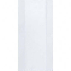 Value Collection - Pack of (1,000), 4 x 8", 2 mil Gusseted Poly Bags - USA Tool & Supply