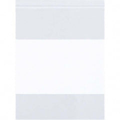 Value Collection - Pack of (1000), 8 x 12" 4 mil Reclosable Poly Bags - USA Tool & Supply