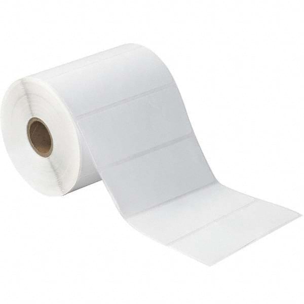 Value Collection - Pack of 12 Rolls, 960 Labels per Roll, 4" x 1-1/2" White Paper Thermal Labels - USA Tool & Supply