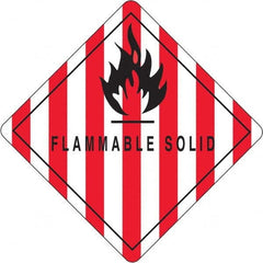 Tape Logic - Shipping Label, Header: Flammable Warning - USA Tool & Supply