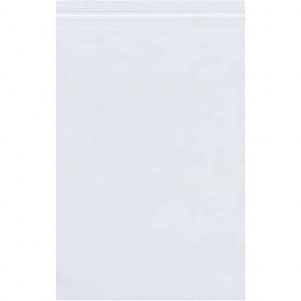 Value Collection - Pack of (500), 8 x 24" 4 mil Reclosable Poly Bags - USA Tool & Supply