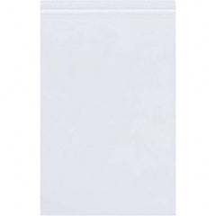 Value Collection - Pack of (500), 8 x 24" 4 mil Reclosable Poly Bags - USA Tool & Supply