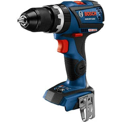 Bosch - 18 Volt 1/2" Keyless Chuck Cordless Hammer Drill - 0 to 28,500 BPM, 0 to 600 & 0 to 1,900 RPM, Reversible - USA Tool & Supply