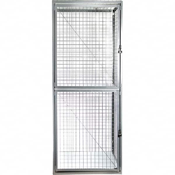 Folding Guard - Locker Accessories Type: Back Panel For Use With: Stor-More Framed Welded Wire Bulk Storage Lockers - USA Tool & Supply
