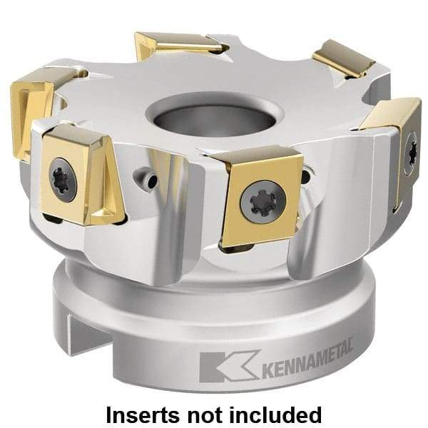 Kennametal - Indexable Square-Shoulder Face Mills Cutting Diameter (mm): 63.00 Cutting Diameter (Decimal Inch): 2.4803 - USA Tool & Supply