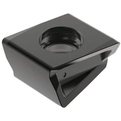 Kennametal - LNGQ120616 GE Grade KCK15 Carbide Milling Insert - TiN Coated, 1/4" Thick, 4.9mm Inscribed Circle - USA Tool & Supply