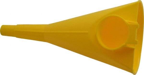 Eagle - 9 Inch Long, Safety Can Poly Funnel - Compatible with 1/2 and 5 Gallon Type I Safety Cans - USA Tool & Supply