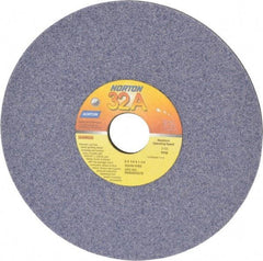 Norton - 8" Diam x 1-1/4" Hole x 1/4" Thick, I Hardness, 46 Grit Surface Grinding Wheel - Aluminum Oxide, Type 1, Coarse Grade, 3,105 Max RPM, Vitrified Bond, No Recess - USA Tool & Supply