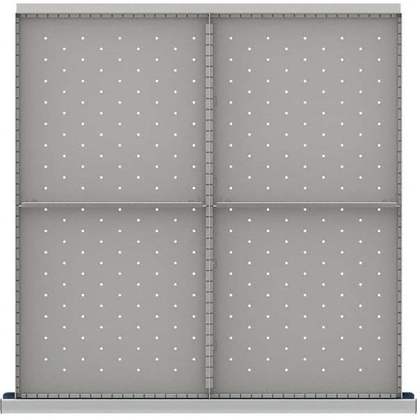 LISTA - 4-Compartment Drawer Divider Layout for 3.15" High Drawers - USA Tool & Supply