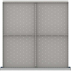 LISTA - 4-Compartment Drawer Divider Layout for 3.15" High Drawers - USA Tool & Supply