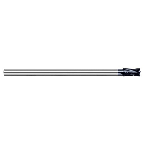 End Mills - Reduced Shank End Mills - 0.3125″ (5/16″) Cutter Diameter × 0.4690″ Length of Cut Carbide Reduce Shank Square End Mill, 4 Flutes, AlTiN Coated - Exact Industrial Supply