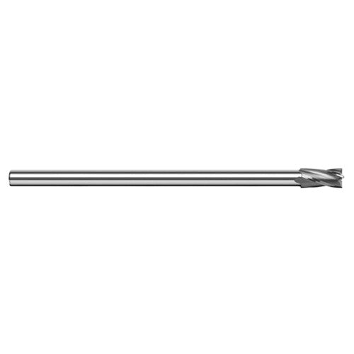 End Mills - Reduced Shank End Mills - 0.1562″ (5/32″) Cutter Diameter × 0.2350″ Length of Cut Carbide Reduce Shank Square End Mill, 4 Flutes - Exact Industrial Supply