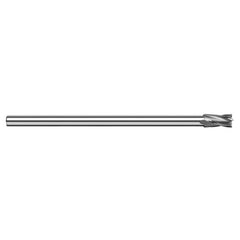 End Mills - Reduced Shank End Mills - 0.1562″ (5/32″) Cutter Diameter × 0.2350″ Length of Cut Carbide Reduce Shank Square End Mill, 4 Flutes - Exact Industrial Supply