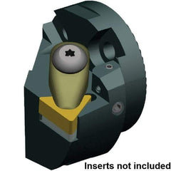 Kennametal - Left Hand Cut, 50mm Min Bore Diam, Size 40 Steel Modular Boring Cutting Unit Head - 50mm Max Bore Depth, Compatible with TNMA 160408 - USA Tool & Supply