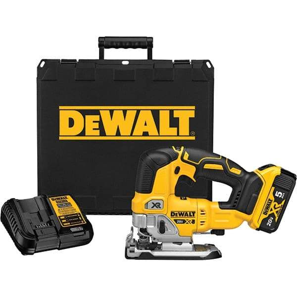 DeWALT - Cordless Jigsaws Voltage: 20 Strokes per Minute: 3200 - USA Tool & Supply