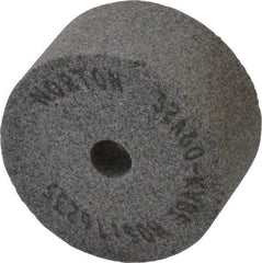 Norton - 60 Grit Aluminum Oxide Type 5 Internal Grinding Wheel - 2" Diam x 3/8" Hole x 1" Thick, 16,235 Max RPM, Type 5 Medium Grade, K Hardness, Vitrified Bond, No Recess - USA Tool & Supply