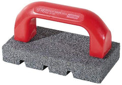 Norton - 20 Grit Silicon Carbide Rectangular Roughing Stone - Very Coarse Grade, 3-1/2" Wide x 8" Long x 1-1/2" Thick - USA Tool & Supply