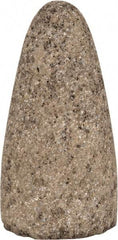 Norton - Type 16, 1-1/2" Max Diam, 3" Head Thickness, 24 Grit Cone - Zirconia Alumina, Very Coarse Grade, 3/8-24 Shank Thread - USA Tool & Supply
