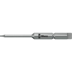 Wera - 4mm Drive IPR1 Tamperproof Torx Screwdriver Bit - 44mm OAL, Power Bit - USA Tool & Supply