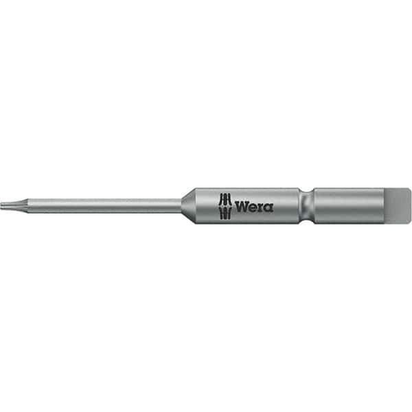 Wera - 4mm Drive IPR3 Tamperproof Torx Screwdriver Bit - 44mm OAL, Power Bit - USA Tool & Supply