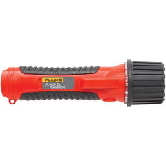 Fluke - LED Bulb, 120 Lumens, Industrial/Tactical Flashlight - Plastic Body, AA Batteries - USA Tool & Supply