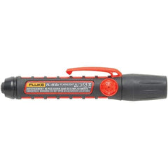 Fluke - LED Bulb, 45 Lumens, Mini Flashlight - Plastic Body, AAA Batteries - USA Tool & Supply