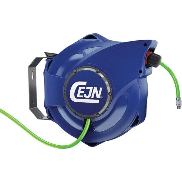 CEJN - 46' Spring Retractable Safety Hose Reel - 232 psi, Hose Included - USA Tool & Supply