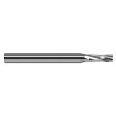 End Mills for Composites - 0.0312″ (1/32″) Cutter Diameter × 0.0930″ (3/32″) Length of Cut Carbide Square Chipbreaker Cutter, 4 Flutes - Exact Industrial Supply