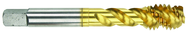 1-3/8-6 Dia. - GH4 - 4 FL - Premium HSS - TiN Semi Bottoming Spiral FL Shear Tap - USA Tool & Supply