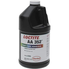 Loctite - 1 L Bottle Clear Light Cure Adhesive - 352 1 LITER UV LOCTITE LTCURE ADHS - USA Tool & Supply