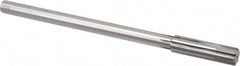 Made in USA - 0.549" Carbide-Tipped 6 Flute Chucking Reamer - USA Tool & Supply